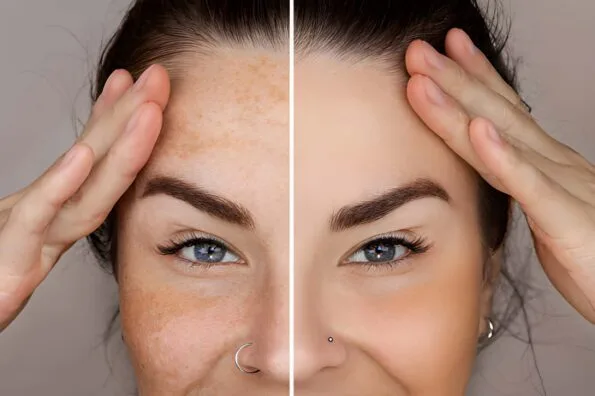 Melasma & hyperpigmentation treatment illustration